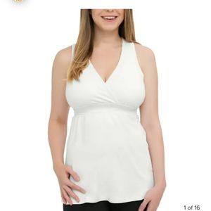 Latched mama XXL french terry nursing tanks